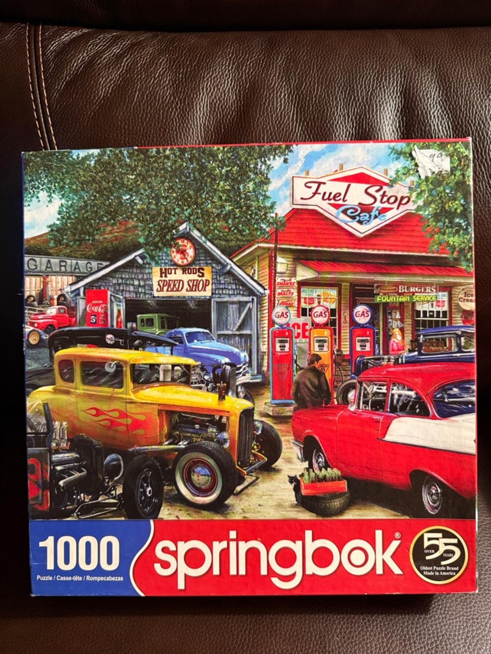 Springbok Red Hot Cafe 1000-Piece jigsaw puzzle.